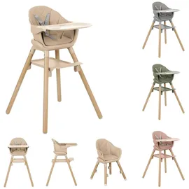 KIKKABOO Kinderhochstuhl Woody beige