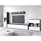 INOSIGN »PARIS«, (Komplett-Set, 4 St.), TV-Wand 300cm breite, grifflose Design, stehend und hängend montierbar