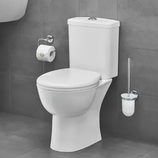 Grohe Bau Ceramic Stand-WC, mit Spülkasten mit WC-Sitz, 39347000,