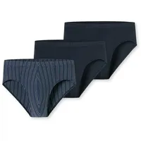 SCHIESSER Slip 95/5 Essentials (3-St) Mini-slip unterhose unterwäsche blau 4