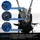 24move Campingstuhl 2er Set Blau