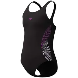 Speedo Placement Muscleback Badeanzug Lila 116