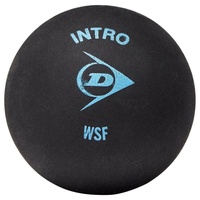 Dunlop Intro Squashball, Schwarz, Einheitsgröße
