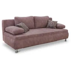 Schlafsofa Antonio Mikrofaser Rosa