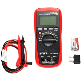 Stier Digital-Multimeter 4V - 600 V AC / 0,400mV - 600 V DC CAT IV 600V