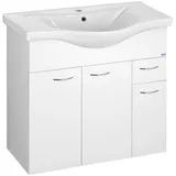 a&n&a aQualine Aqualine Keramia Fresh kabinett 75.1x35x74 cm Unterschrank hängend weiß 50082A