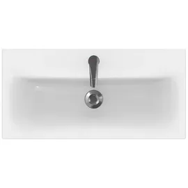 Cersanit MODUO Badezimmerschrank mit Waschbecken 79,5x62x44,7 cm, weiß S801-221-DSM