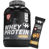 3kg Mammut Whey Protein Eiweißshake - Set inkl. Protein Shaker, Riegel, Powderbank oder Tasse (Salted Peanut, Mammut Protein Bar - Salty Peanut)