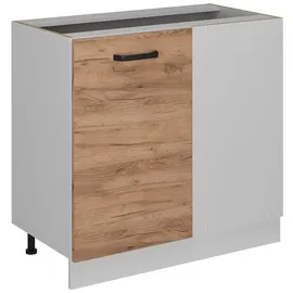Vicco Eckunterschrank R-Line 86 x 46 x 81,6 cm Weiß