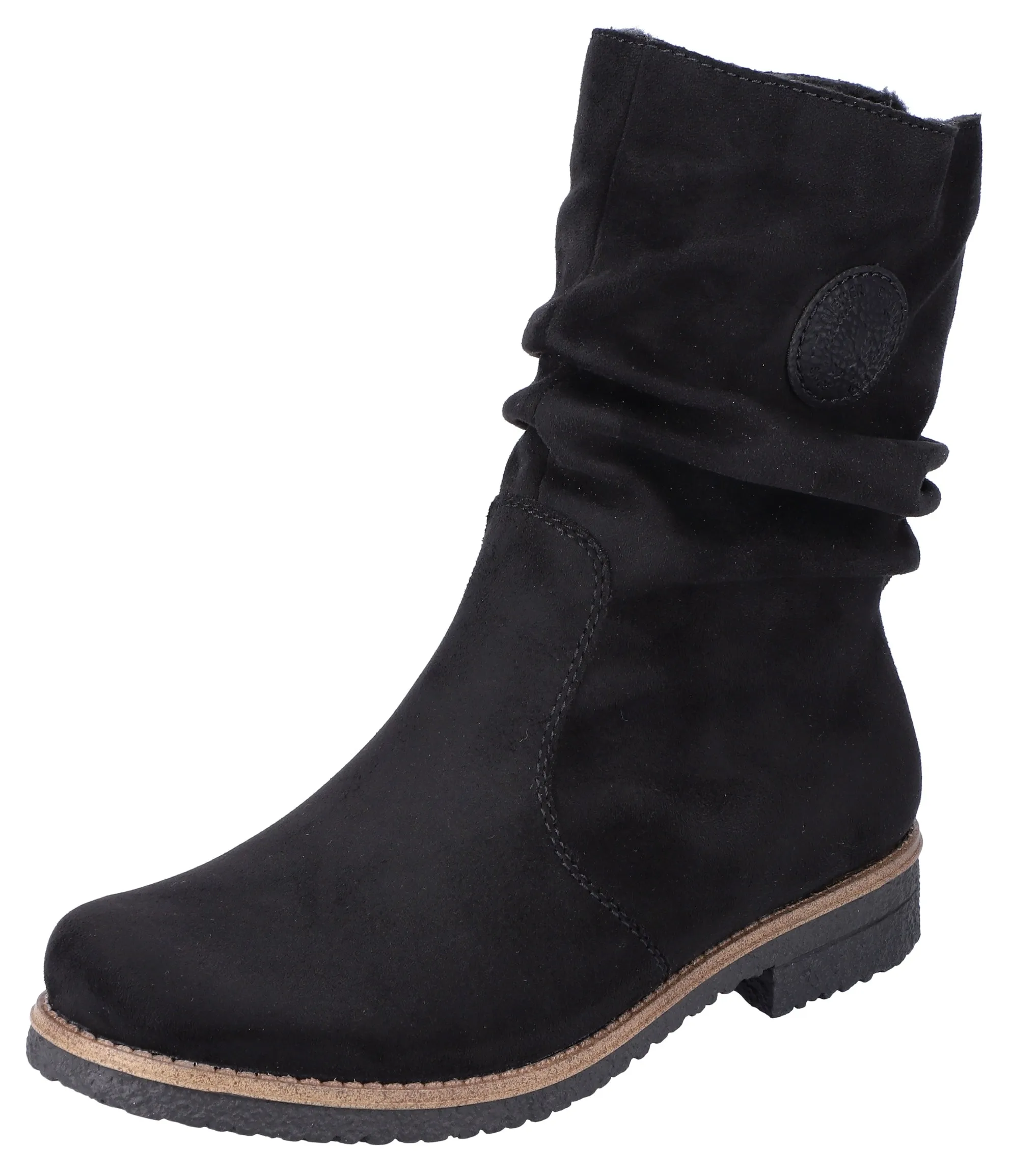 Rieker Winterstiefelette, mit gerafftem Schaft Rieker schwarz 39