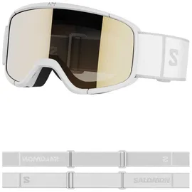 Salomon Aksium 2.0 S Access Small Skibrille - White - Gold/CAT 2