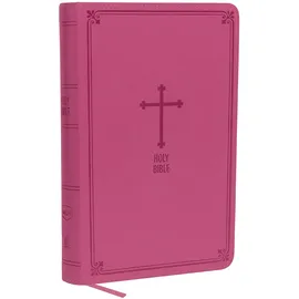 Thomas Nelson NKJV, Deluxe Gift Bible, Leathersoft, Pink, Red Letter, Comfort Print: Holy Bible, New King James Version
