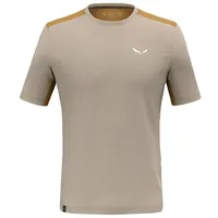 Salewa Puez Hyb Dry Kurzarm-t-shirt - Quicksand - XL