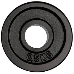 Hammer Hantelscheibe 30 mm schwarz - 0,5 kg