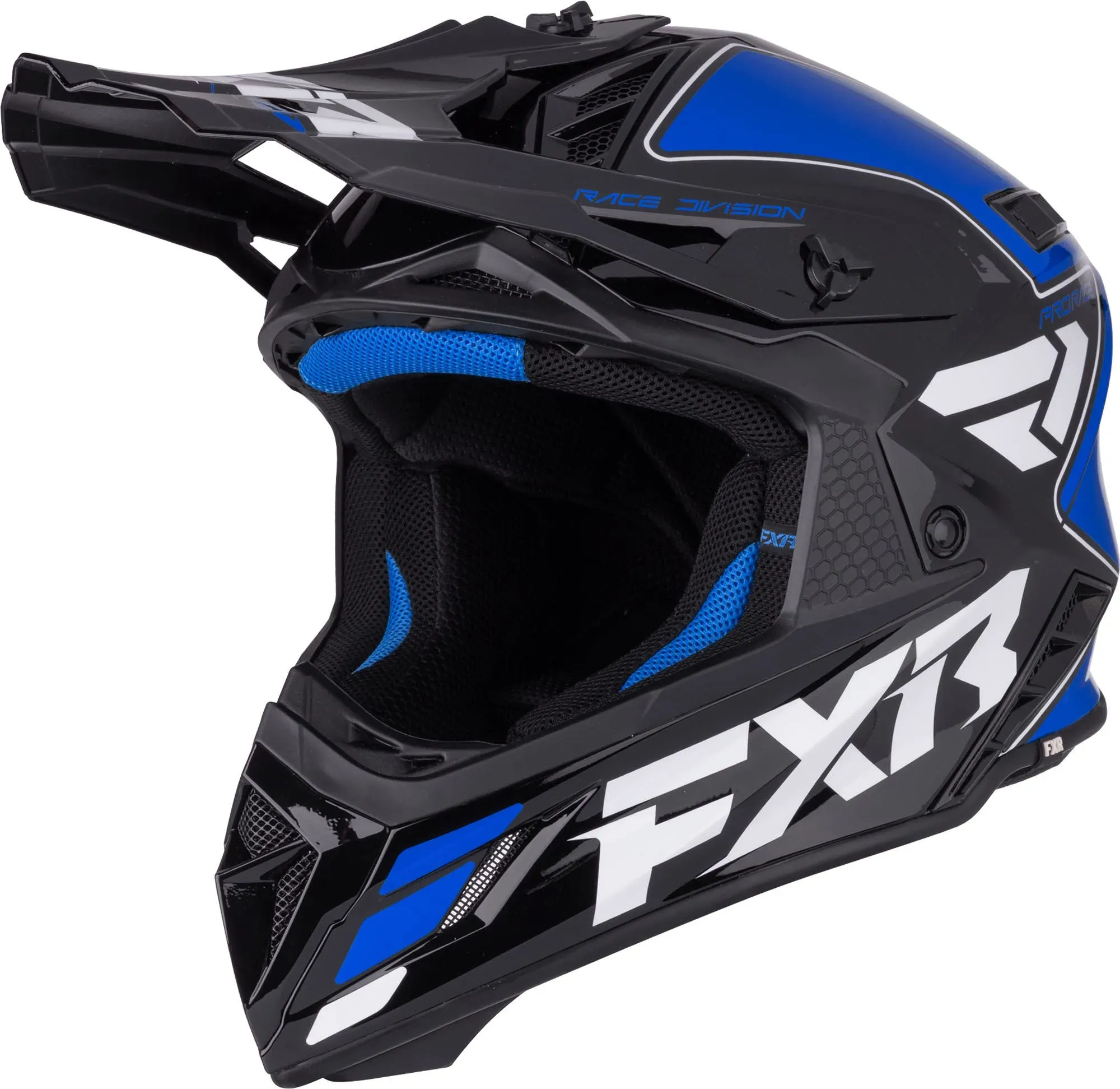 FXR Helium Logo Carbon Motocross Helm