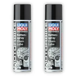 2x 250ml LIQUI MOLY 1508 Kettenspray Motorbike Scooter ROller Dose