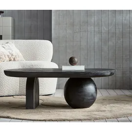 Woood Tchibo - Woood Couchtisch »Steppe« - 110x72x38cm - schwarz - Holz