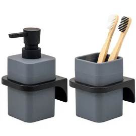 bremermann Badaccessoire-Set grau