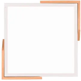 Trio Lighting Meta 1 eckig weiß Holz