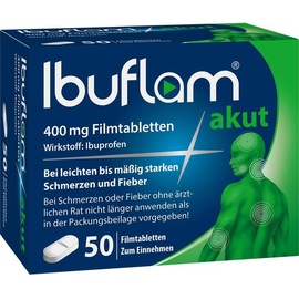 Sanofi-Aventis IBUFLAM akut 400 mg Filmtabletten 50 St