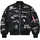 Alpha Industries Bomberjacke ALPHA INDUSTRIES "MA-1 Peace", Herren, Gr. L, schwarz, Obermaterial: 100% Nylon; Futter: 100% Nylon; Füllung: 100% Polyester, Jacken Bomberjacke