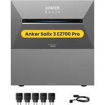 Anker SOLIX Solarbank 3 E2700 Pro 5,4 kWh inkl. 5x Smart Plug
