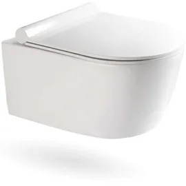 VILSTEIN Hänge WC mit WC-Sitz Weiß