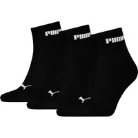 Puma 3P Unisex New Generation Cushioned Quarter Sock Schwarz