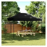 vidaXL Partyzelt Faltbar Pop-Up Schwarz 440x292x315 cm