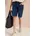 Wide Leg Jeansshorts im Loose Fit 30