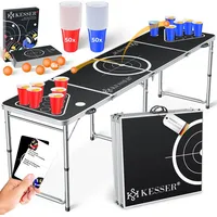 Kesser Bier Pong Tisch Set mit Kartenspiel