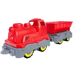 BIG Eisenbahn Power Worker Mini Zug mit Wagon