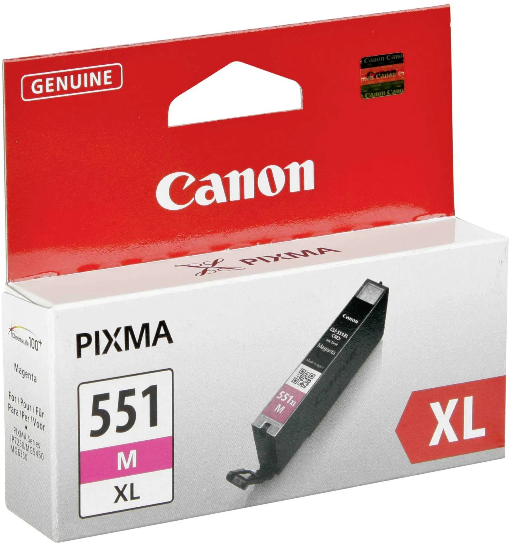 Canon CLI-551M XL - 11 ml - Hohe Ergiebigkeit - Magenta - Original - Tintenbehäl...