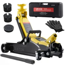 Vevor Rangierwagenheber Stahl 85–320 mm gelb/schwarz