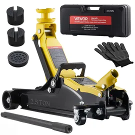 Vevor Rangierwagenheber Stahl 85–320 mm gelb/schwarz