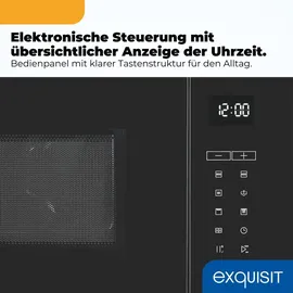 Exquisit EMW525-G-020 Schwarz