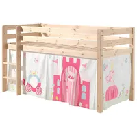 58 aufm Kessel Kinderbett Karolina 210 x 106 x 114 cm Kiefer massiv natur beige