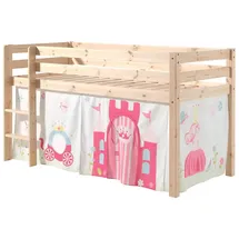58 aufm Kessel Kinderbett Karolina 210 x 106 x 114 cm Kiefer massiv natur beige