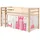 58 aufm Kessel Kinderbett Karolina 210 x 106 x 114 cm Kiefer massiv natur beige