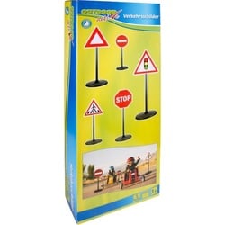 Outdoor Active Verkehrsschilder 5-teilig, Höhe 65cm