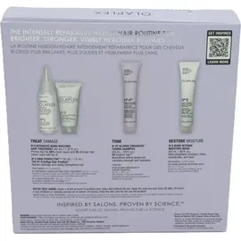 Olaplex Unbreakable Blondes Haarpflege-Set gegen Haarbruch 20 ml
