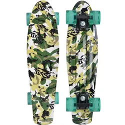 SCHILDKRÖT Skateboard Retro Skateboard FREE SPIRIT, Keine Farbe, ONE SIZE