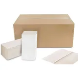Herrmann Falthandtücher Natur 1-lagig | 5000 Stück | 25 x 23 cm ZZ-Falz