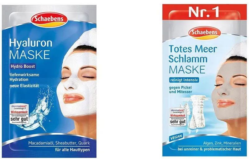 Schaebens Totes Meer Schlamm Maske + Schaebens Hyaluron Maske