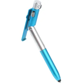 shop'n smile ideoon 4in1 Kugelschreiber mit LED-Lampe, Touchpen für Tablets & Handy-Ständer Funktion, 10er-Set Multifunktionsstift Schreibset für Büro, Alltag und Reise