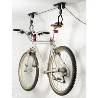 Eufab Fahrrad-Deckenlift 16411 Fahrradständer schwarz