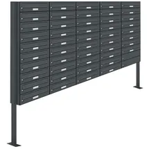 AL Briefkastensysteme AL 48 Fach Anthrazitgrau