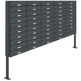 AL Briefkastensysteme AL 48 Fach Anthrazitgrau