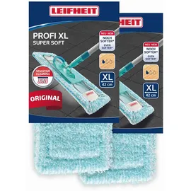 Leifheit 2er Set Wischbezug Profi XL super soft (55157)
