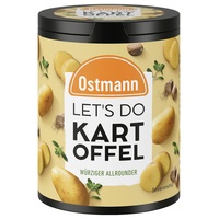 Ostmann Gewürze - Let's Do Kartoffel | Gewürzsalz für Bratkartoffeln, Kartoffelpürree oder Gratin | Würziger Allrounder mit getoasteten Zwiebeln und Muskatnuss | 90 g in recyclebarer Metalldose